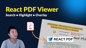 The Most Advanced React PDF Viewer