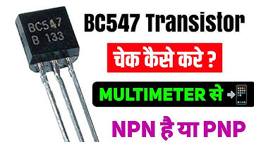 How To Check BC547 Transistor • Testing BC547 • BC547 Transistor Check Kaise Kare • Azad Technical
