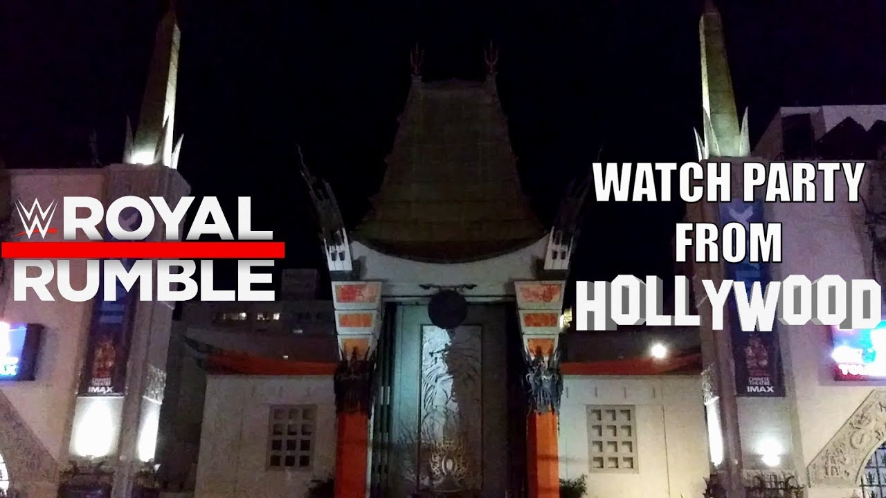 WWE Royal Rumble Watch Party from Hollywood!