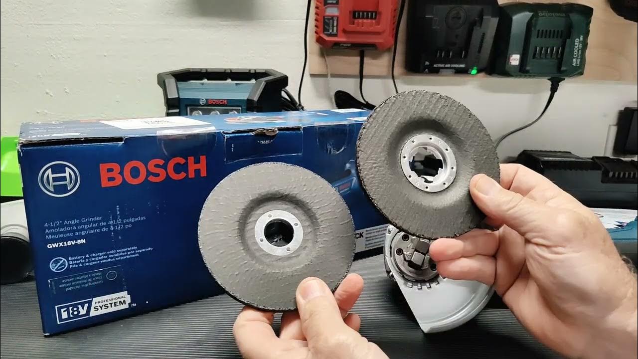 Bosch XLock GWX18V8N new grinder tech YouTube