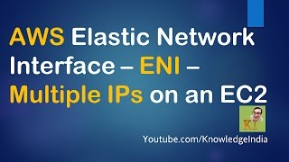 Celebrity AWS ENI - Elastic Netwok Interface - Mutiple IPs on an EC2 (DEMO) Profile