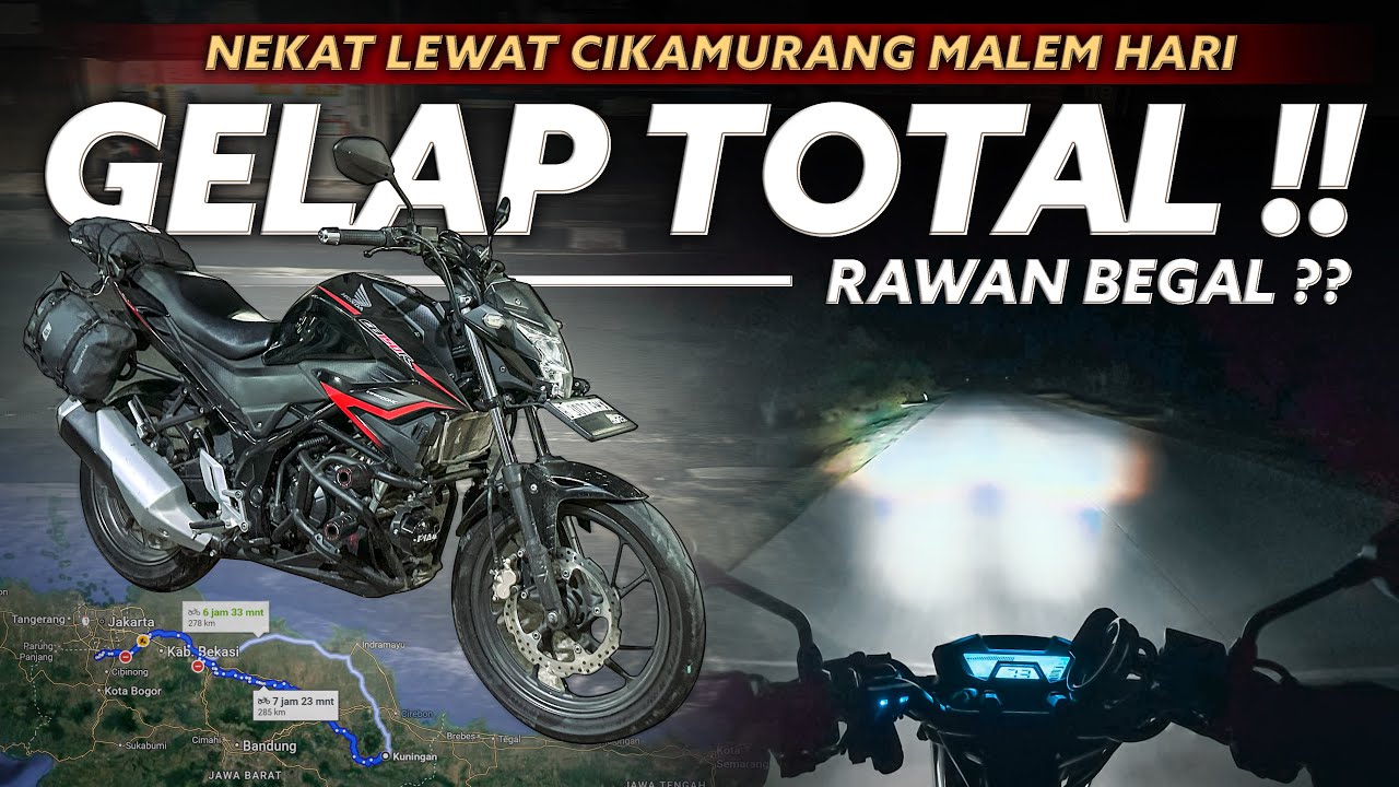 Motoran DEPOK - KUNINGAN Full Lewat Jalur Tengah! (Via Cibarusah, Kalimalang, Cikamurang)
