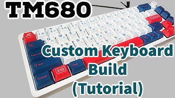 How to build your first custom keyboard (Tutorial) | TM680/LK67 Budget Custom Keyboard MOD