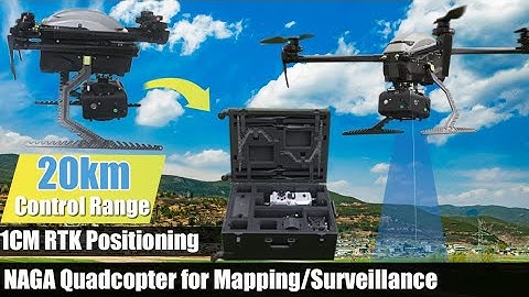 NAGA Quadcopter Platform with Folding Airframe for Mapping/Surveillance Solution