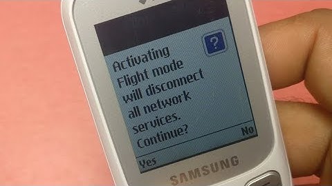 Samsung keypad mobile me Flight Mode kaise kare