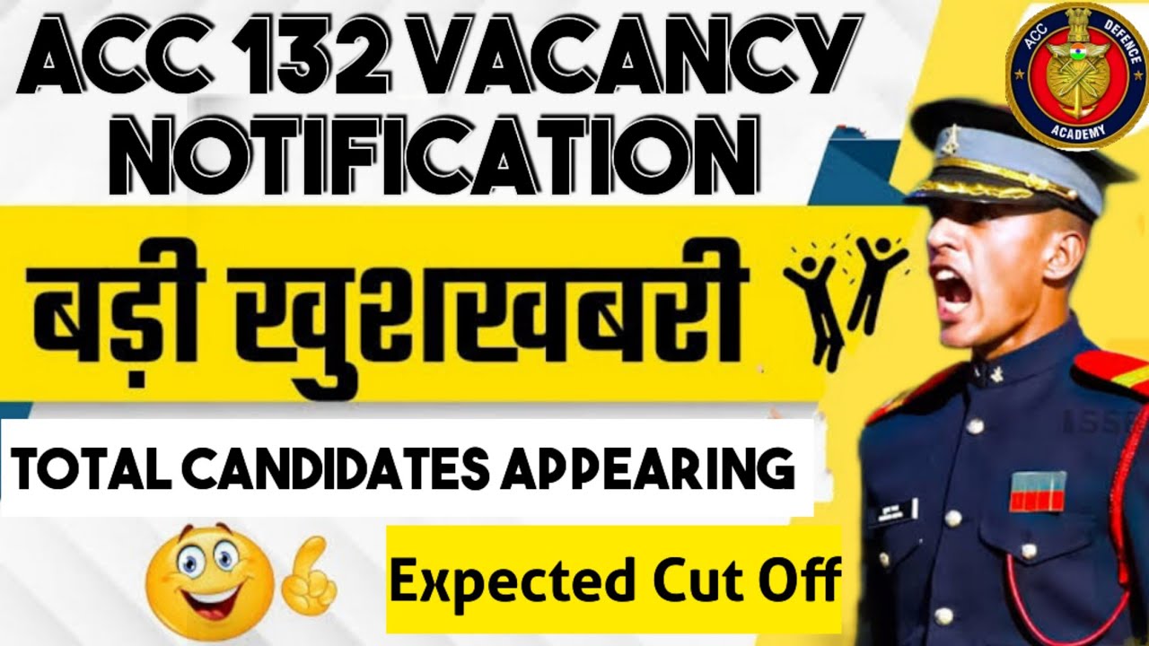 Vacancy Out For ACC 132 | Total Candidates | Training Start Date | New ...