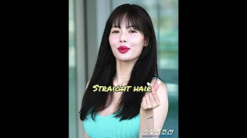 she's pretty but can she pull off- hyuna ver💇‍♀️|kpop wonderland|#kpop#shorts#hyuna#trend#hair