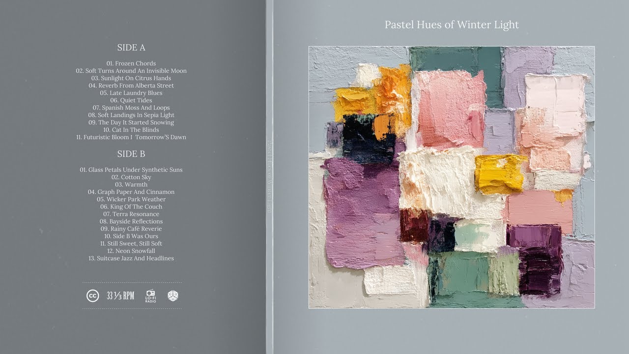 Pastel Hues of Winter Light LP | Kat Records Presents Quiet Tides & Soft Echoes of Solitude
