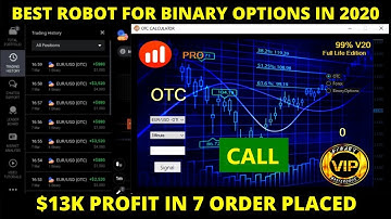 7 ITM X 0 OTM $13K PROFIT - ROBOT BINARY SKULL & FOREX MACHINE