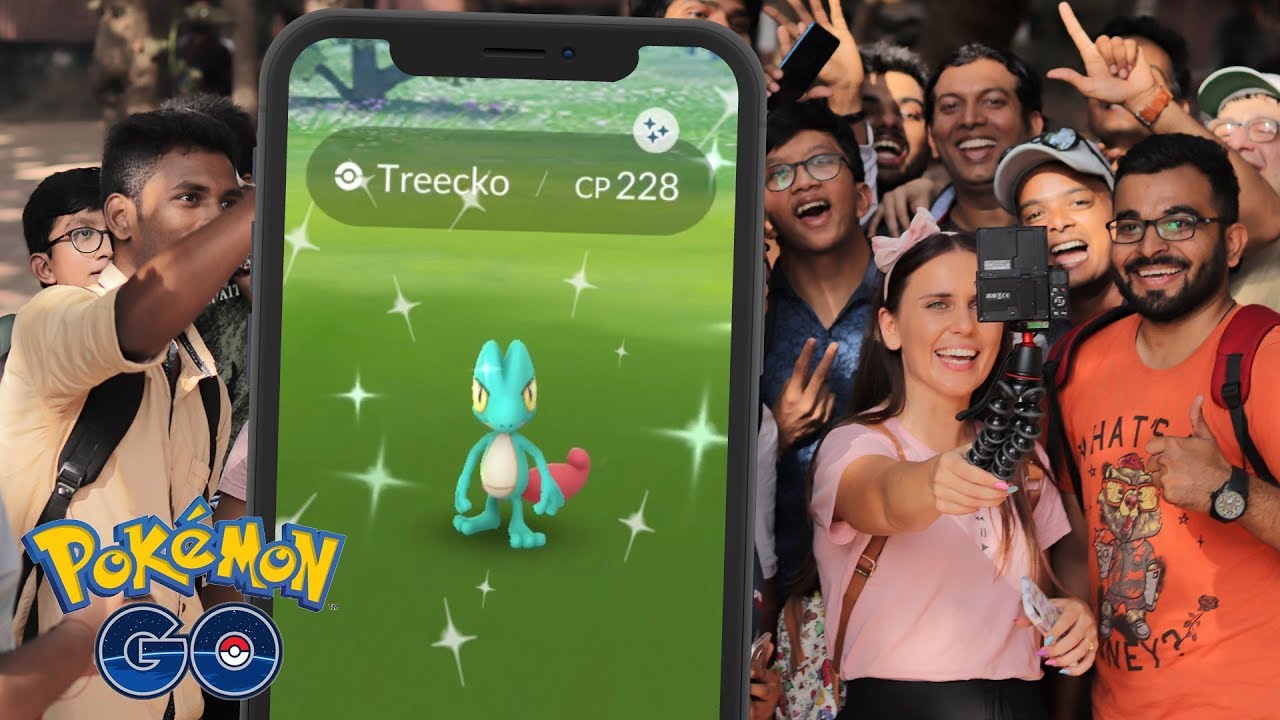 Crazy Mumbai Treecko Community Day Pokemon Go India Youtube