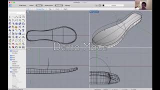 TUTORIAL MENGGUNAKAN SOFTWARE RHINOCEROS, CARA MEMBUAT SANDAL screenshot 1