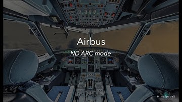 A320 Navigational Display (ND) - ARC mode