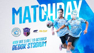 LIVE 🇸🇬 SFL FA CUP | Sembawang City FC vs GFA