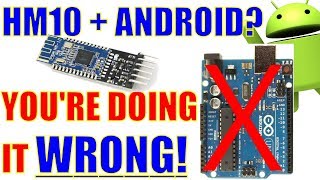 HM-10 BLE Android App using HM10 & AI2 only. NO ARDUINO