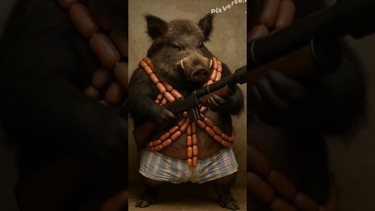 Funny boar. 