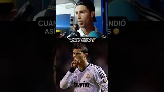CUANDO CR7 RESPONDIÓ ASÍ A LAS CRÍTICAS 🤫