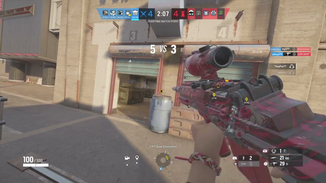 R6 4-4 OVERTIME MATCH POINT CLUTCH