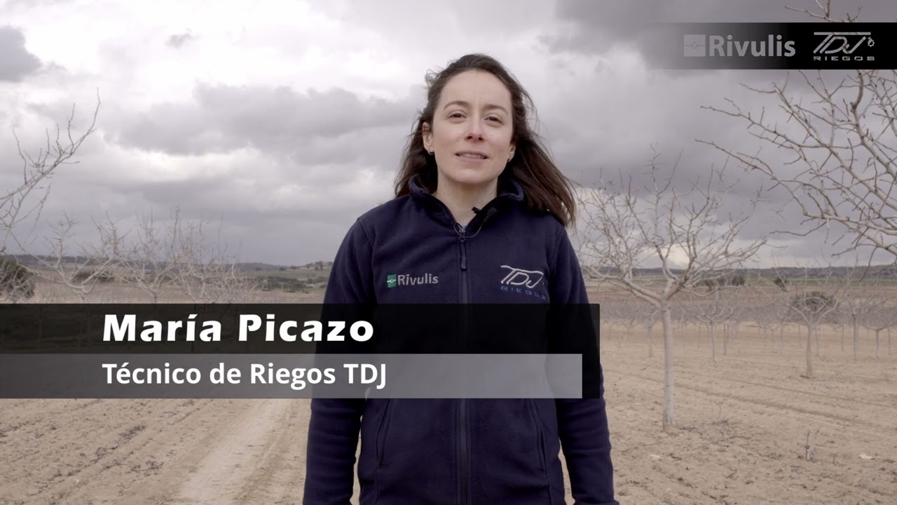 Instalación de riego enterrado y sistema de automatización vía radio en pistacho.