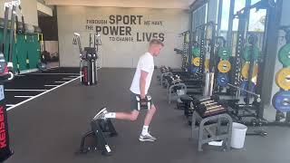 Split Squat - RFE - DB (1 1/2 reps)