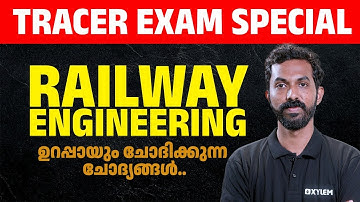 Tracer Exam Special | Important MCQ | Railway Engineering | Xylem Technical Exams