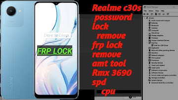 Realme c30/c30s frp lock remove amt tool #rmx3690frpbypass  #realmec30sfrpunlocktool