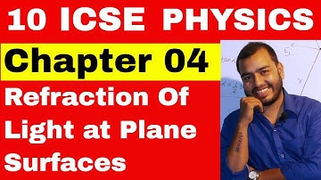 10 ICSE : Physics chapter 4 : Refraction at Plane Surfaces : Imporatnt Compilation