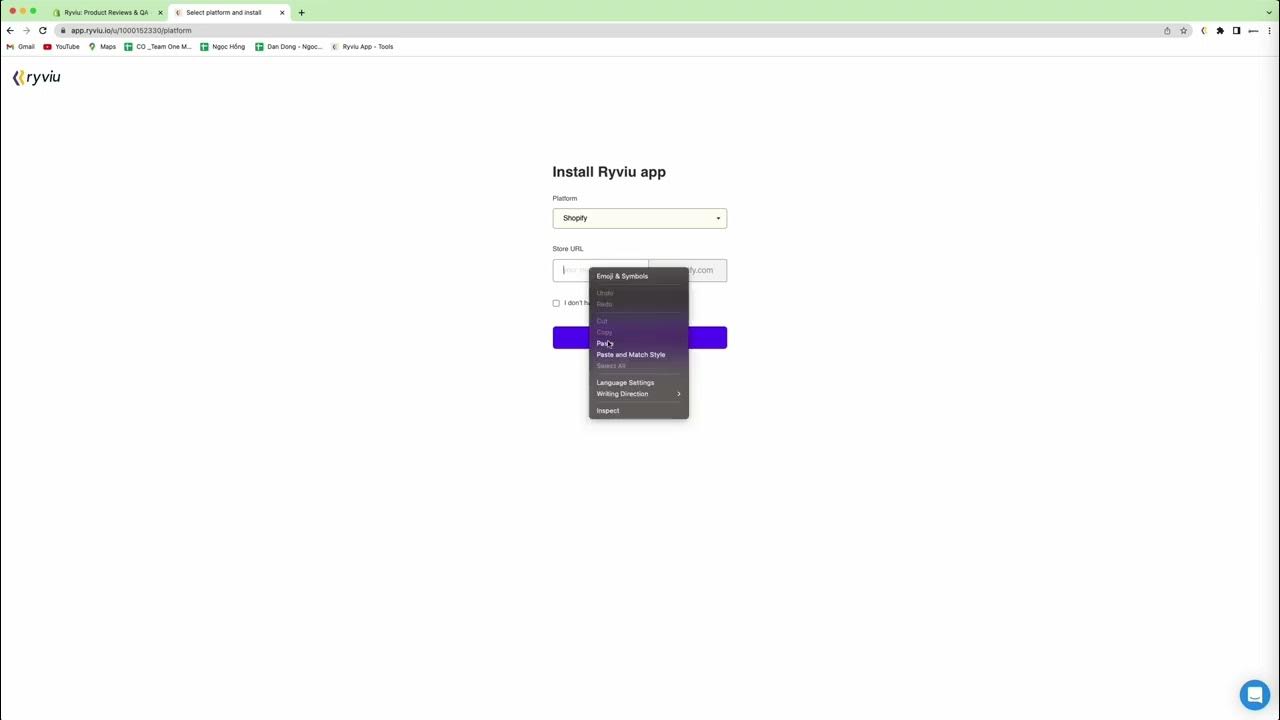 Ryviu 2023 - How to install Ryviu App from Ryviu dashboard for Shopify store?