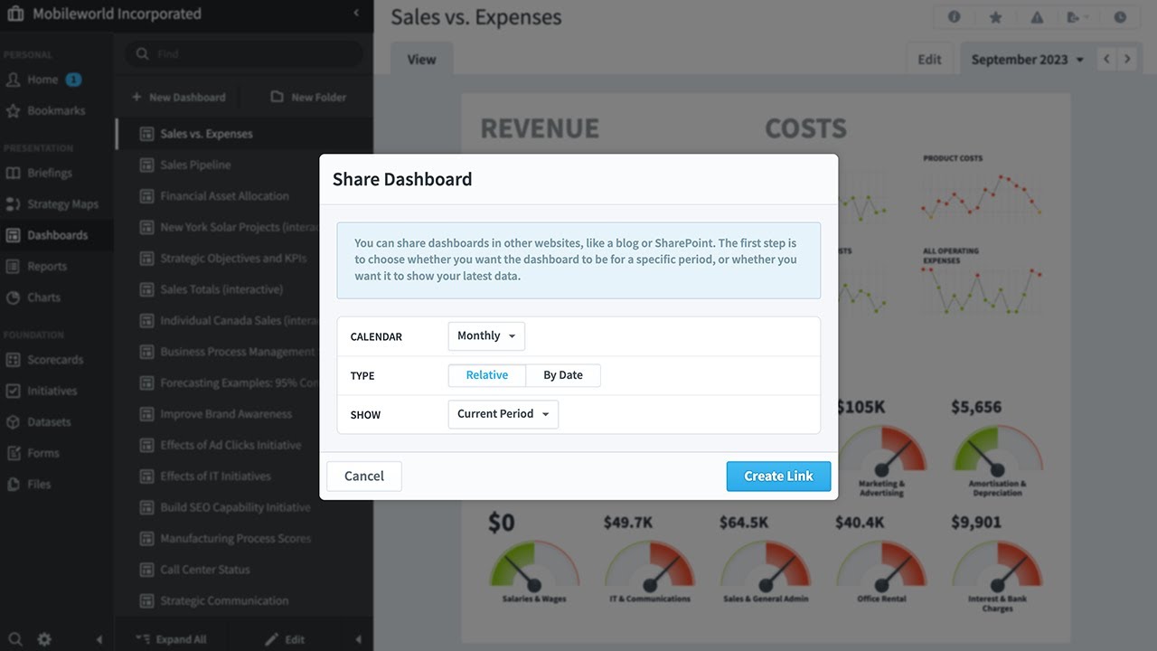 Shared Dashboards - YouTube