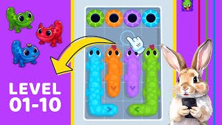 Gecko Out Level 01-10 Solution Walkthrough