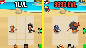 MAX LEVEL in Merge Going Crazy Game New Update Ninja