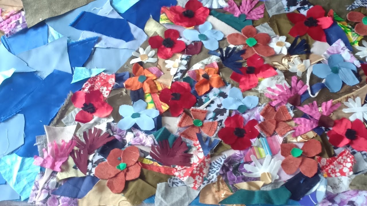 Техника Пицца. Цветочная поляна. Хлам в дело.