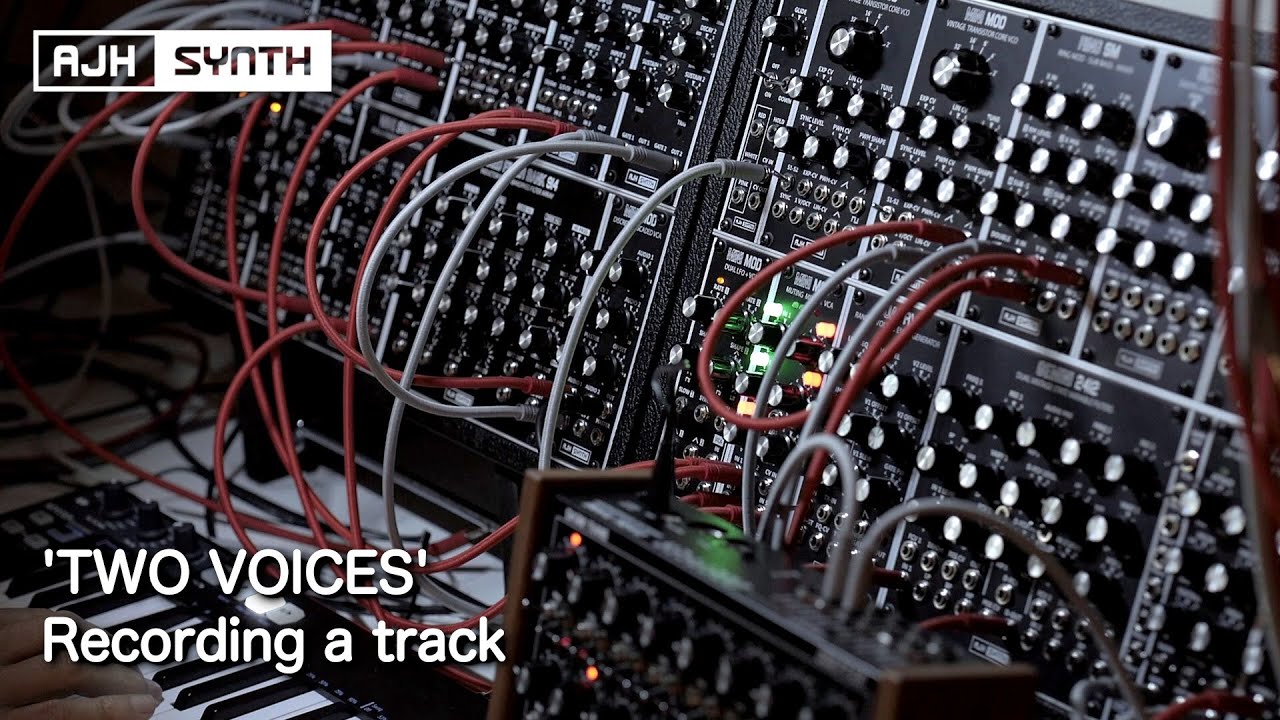 Two Voices' Track recording with AJH Synth MiniMod Eurorack system