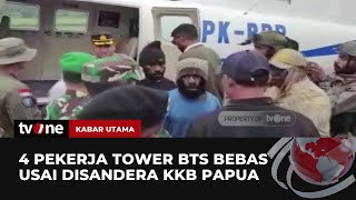 Empat Pekerja Tower BTS Bebas dari Sandera KKB | Kabar Utama tvOne
