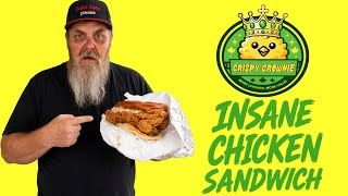 I Tried Crispy Crownie… This Chicken Is Actually Insane #chicken #foodreview #friedchicken