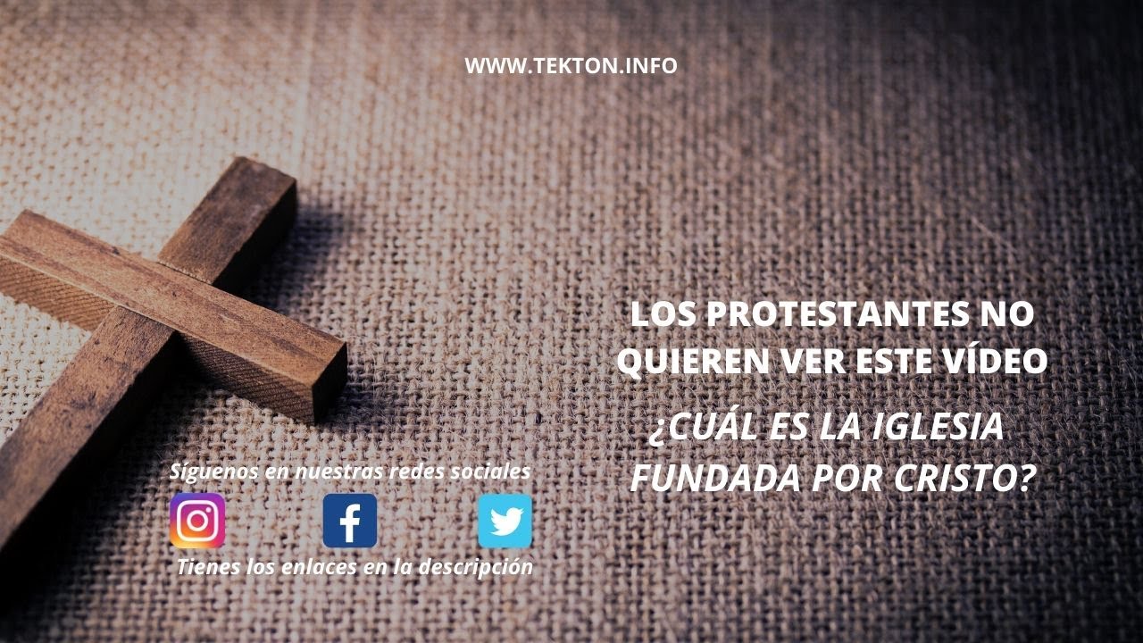 ⁣Los protestantes no quieren ver este vídeo: ¿Cuál es la IGLESIA FUNDADA POR CRISTO?