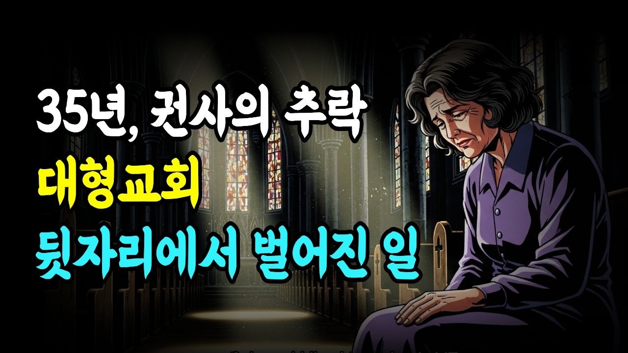 35년 된 권사의 추락!  대형교회 뒷자리에서 벌어진 일