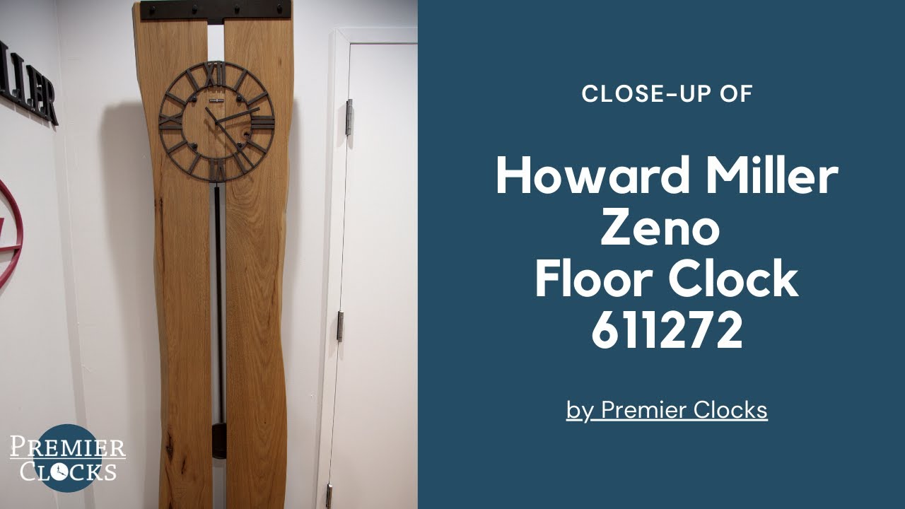 Zeno Modern Grandfather Clock 611272 by Howard Miller at Premier Clocks