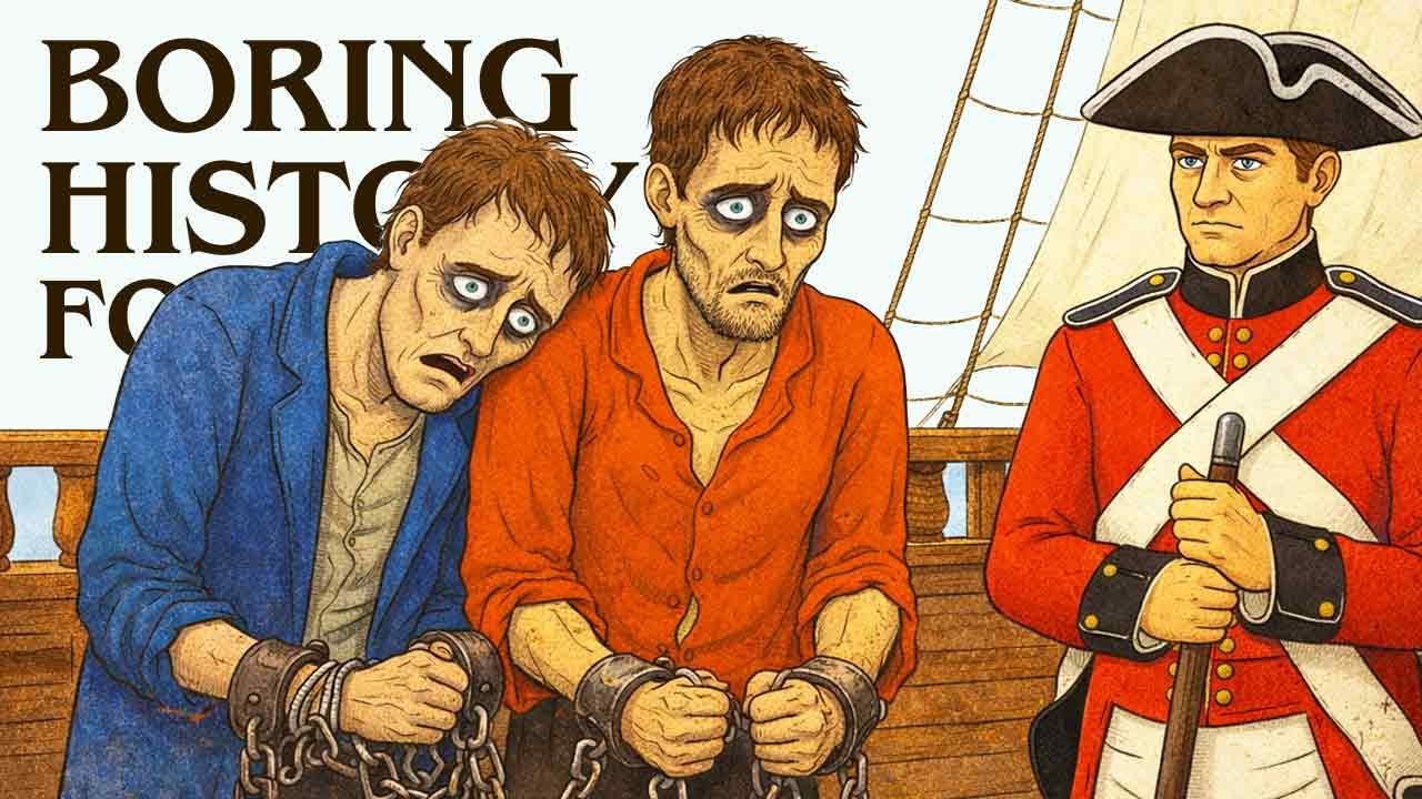 The BRUTAL Reality of Being Shipped to Australia as a Criminal | Boring History for Sleep