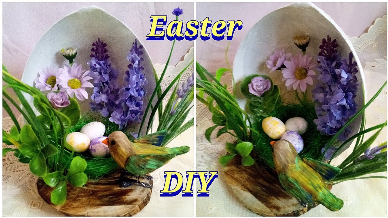 Красивая весенняя идея на Пасху! Пасхальные поделки своими руками. DIY