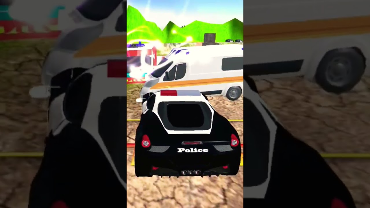 Edge of Falls Police Car drive 