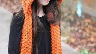 Como tejer un gorro com capucha Căciulă cu fular 2 in 1