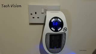 Fan Heater 500W | Mini Plug In Heater