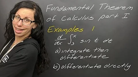 Examples: Fundamental Theorem of Calculus part 1, Integrate then Differentiate