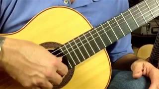 Learning classical guitar, b section, of Villa Lobos prelude # 1 right hand technique