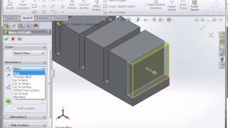 CAD Tutorial: Thicken Ends (PneuNets Bending Actuator)