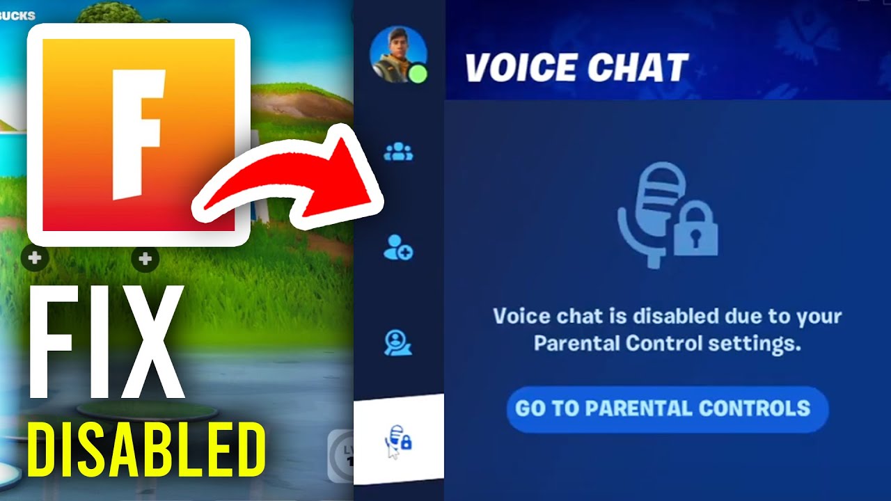 Fix Fortnite Voice Chat Is Disabled Due To Your Parental Control Settings - Full Guide