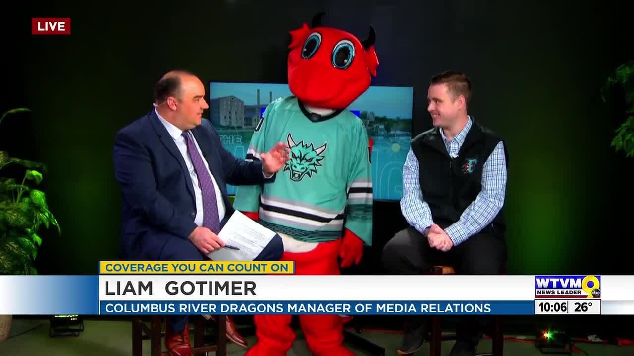 Riverdragons promote upcoming games on The Morning Rush