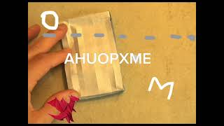 the origami hangman game (BAD ENDING)