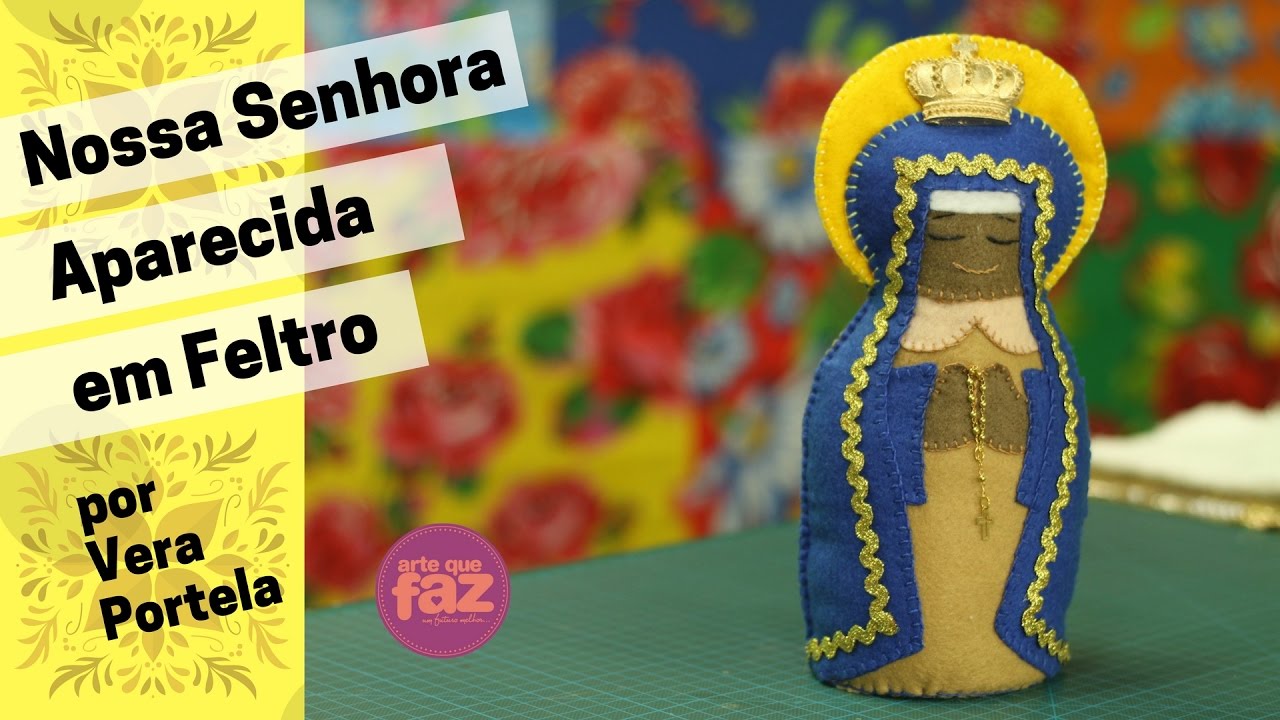 Nossa Senhora Aparecida em Feltro - por Vera Portela