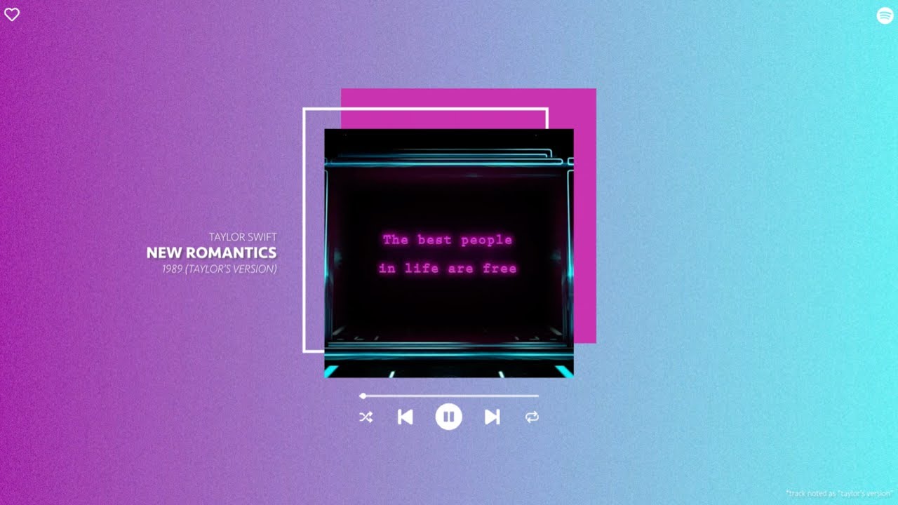 Watch taylor swift - new romantics (taylor's version) (sped up & reverb) on YouTube